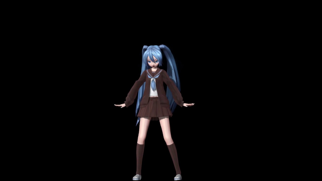 MMD Hologram Ready - Rolling Girl ローリンガール - Hatsune Miku 初音ミク