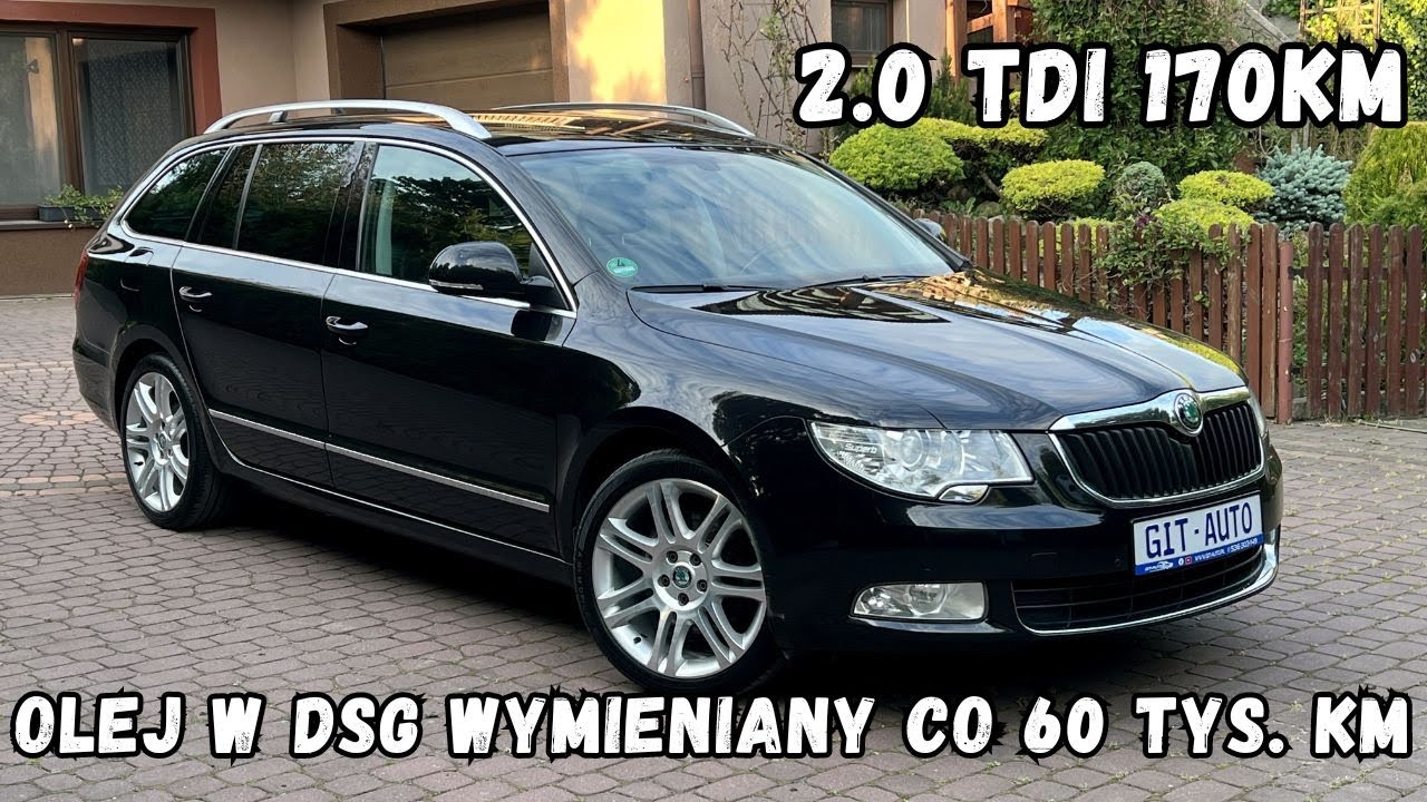 Skoda Superb II 2.0 TDI CR 170KM 🖤 Automat 🇩🇪 Import 🇩🇪 Serwis w ASO do 11/23 ⚠️ Skóra/Alcantara 🖤