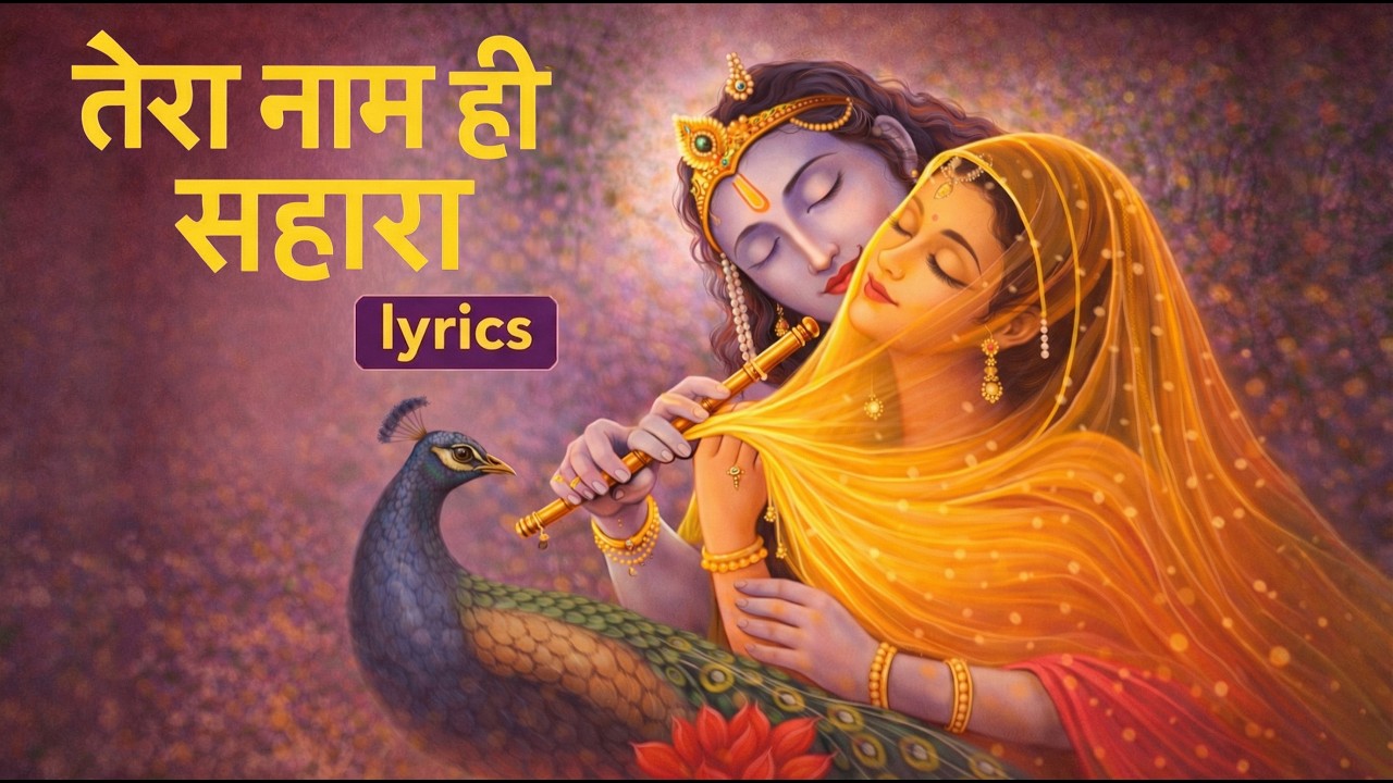 तेरा नाम ही सहारा | Radha Krishna Bhajan | Kanha Bhakti Song | Lyrics | Bhaktivaah