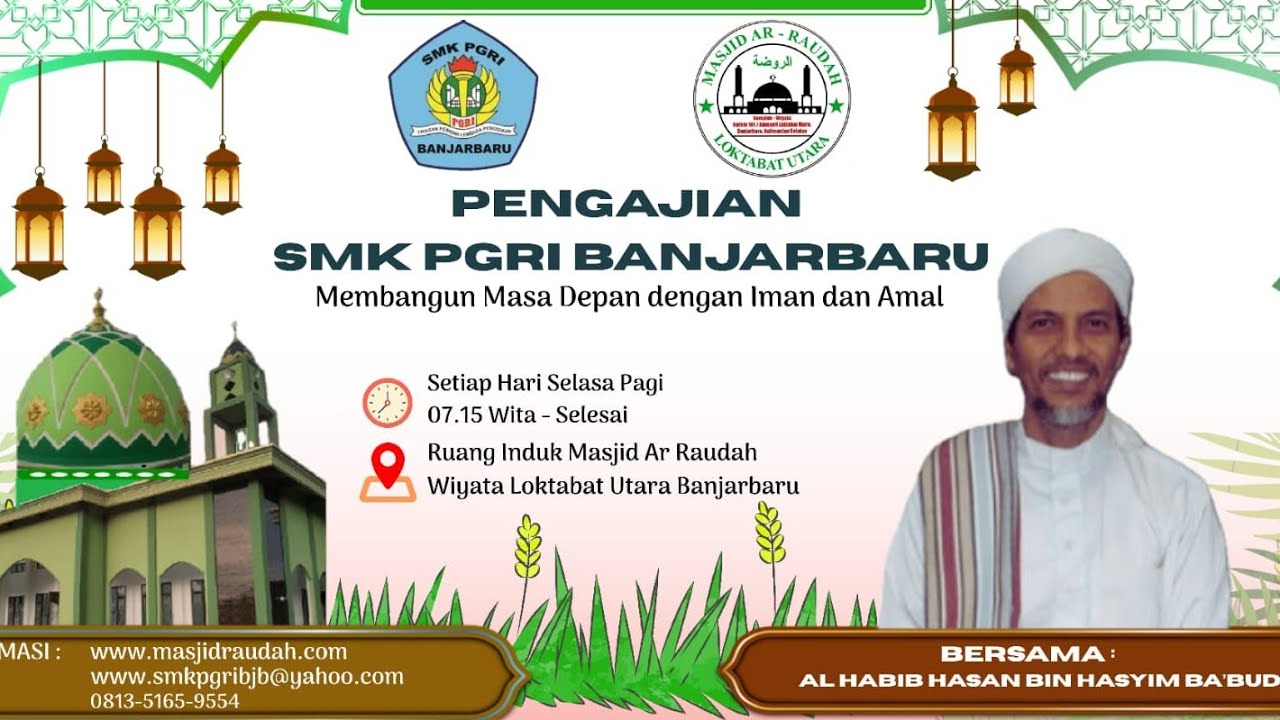 RAUDAH TV - LIVE Pengajian Setiap Selasa Pagi Bersama Al Habib Hasan Bin Hasyim Ba'abud