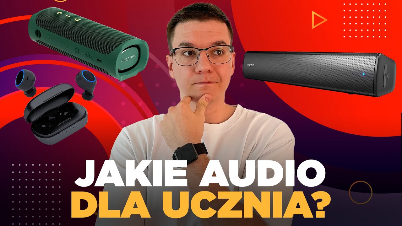 Jakie audio dla ucznia? 🎶 Słuchawki i głośniki CREATIVE