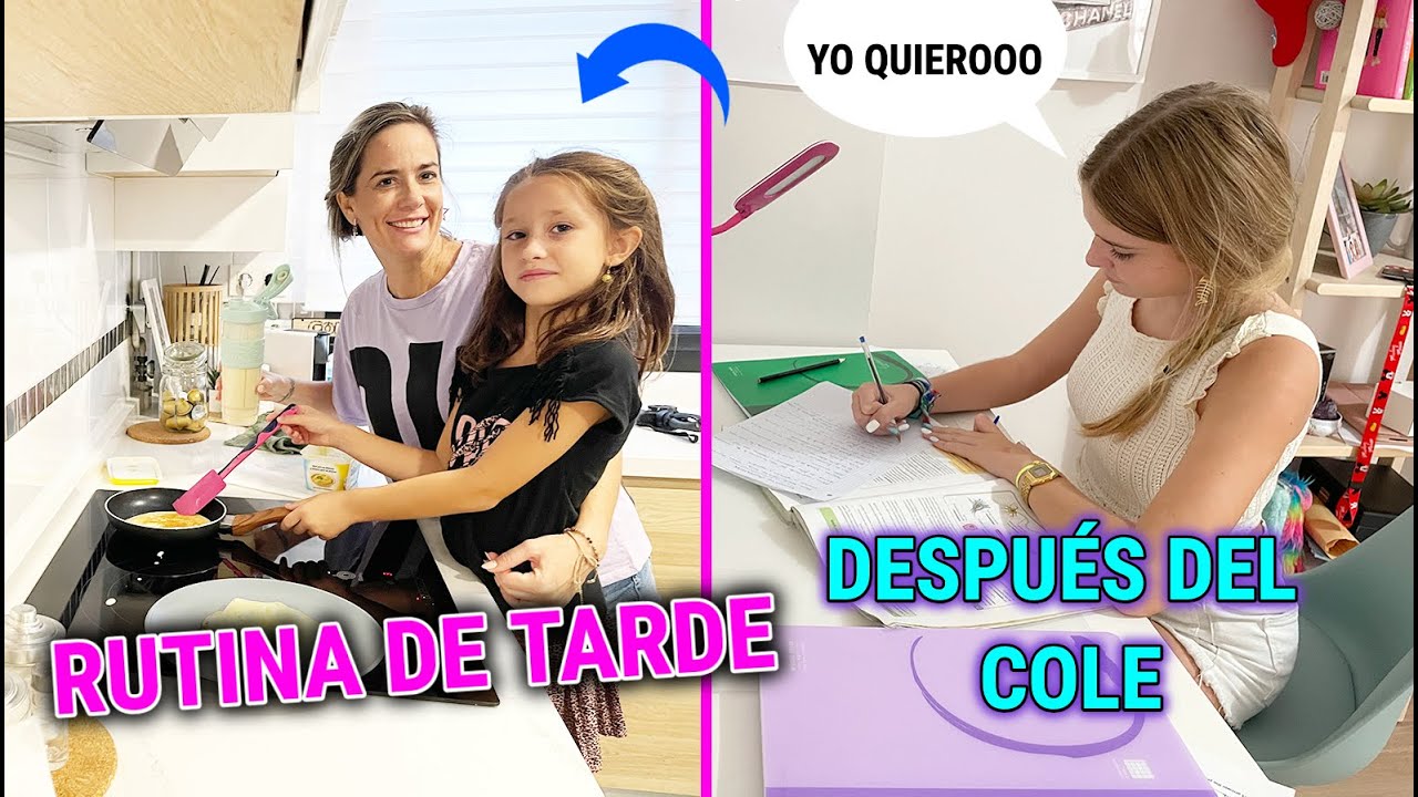 RUTINA DE TARDE CON MIS HIJAS MARTINA Y DANIELA DESPUÉS DEL COLEGIO