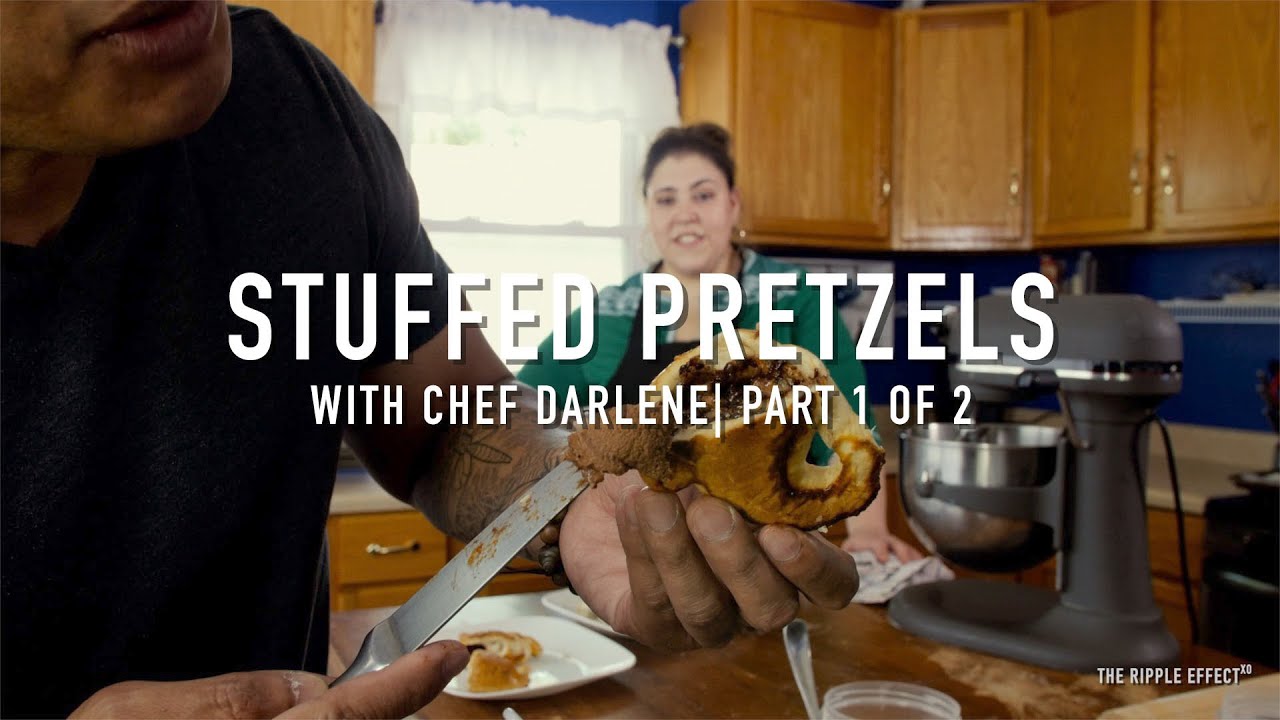 Sweet and Savory Stuffed Pretzels by Chef Darlene from A Girl and Her Mixer | Part 1 of 2