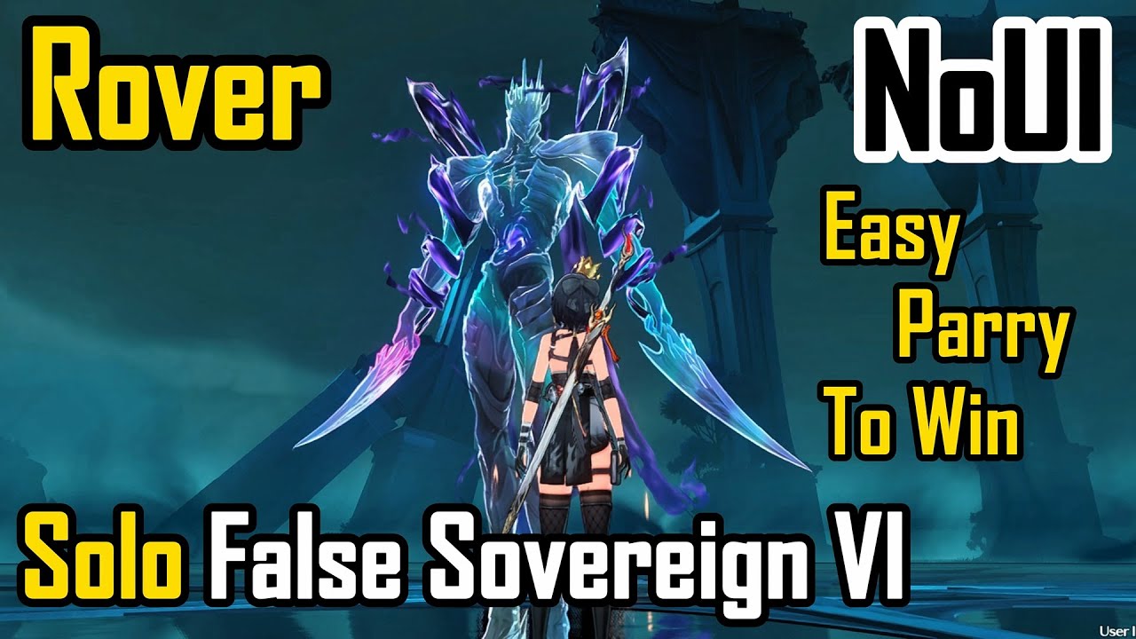 Rover Solo The False Sovereign Holograms VI (NoUI) | Wuthering Waves