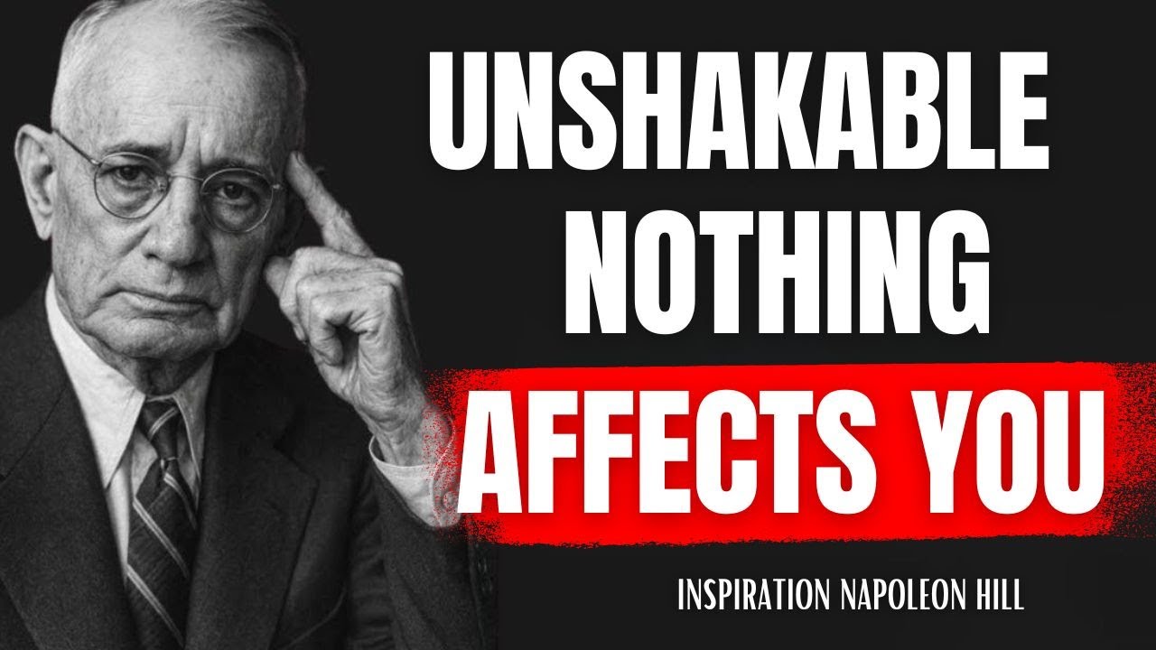 “Learn to Act as If Nothing Bothers You: Napoleon Hill’s Secret”