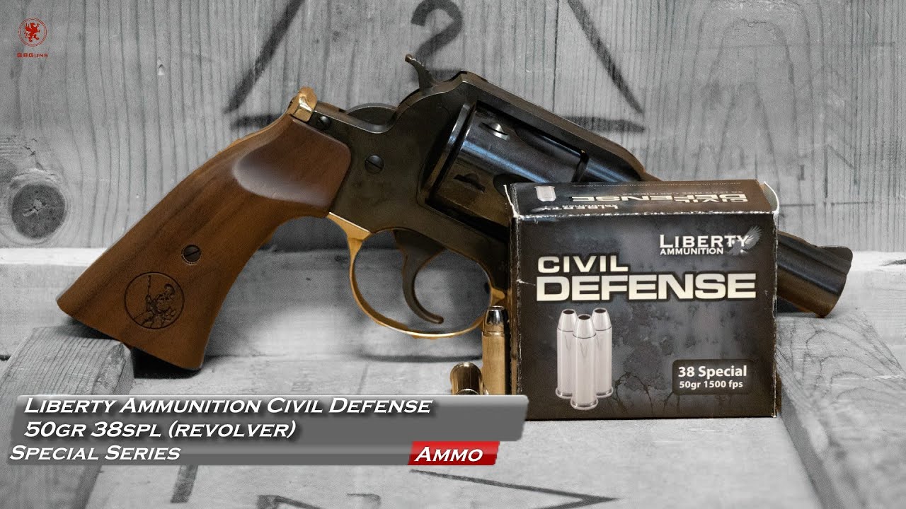 Патроны Liberty Ammunition Civil Defense 50gr 38spl для револьвера (тест)