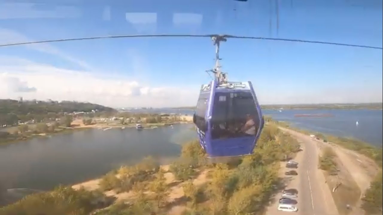 🎡 Нижний Новгород - Бор, Волга. Канатная дорога 03/09/23 🧭 Кочующий Мир