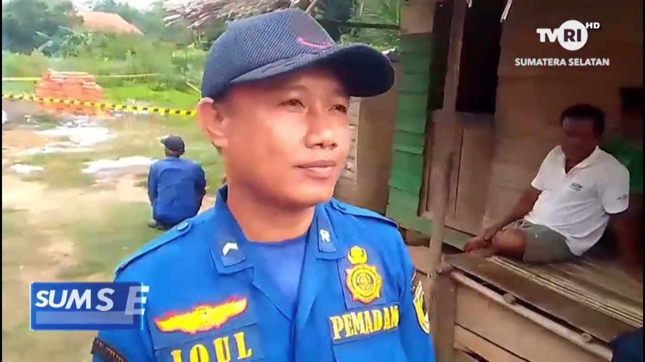 SUMSEL HARI INI - PIPA GAS BOCOR TIMBULKAN KOBARAN API