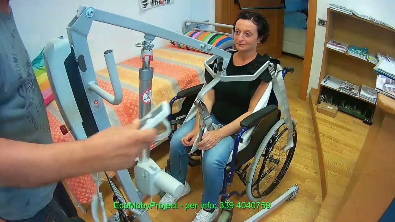 Sollevatore per disabili - TI MUOVO FACILE - Dalla carrozzina al letto e viceversa