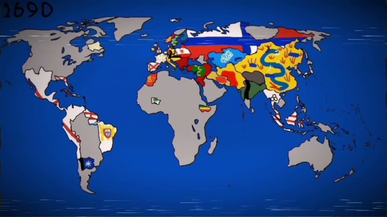 Evolution of the world 2025-3800 BC (Reversed)