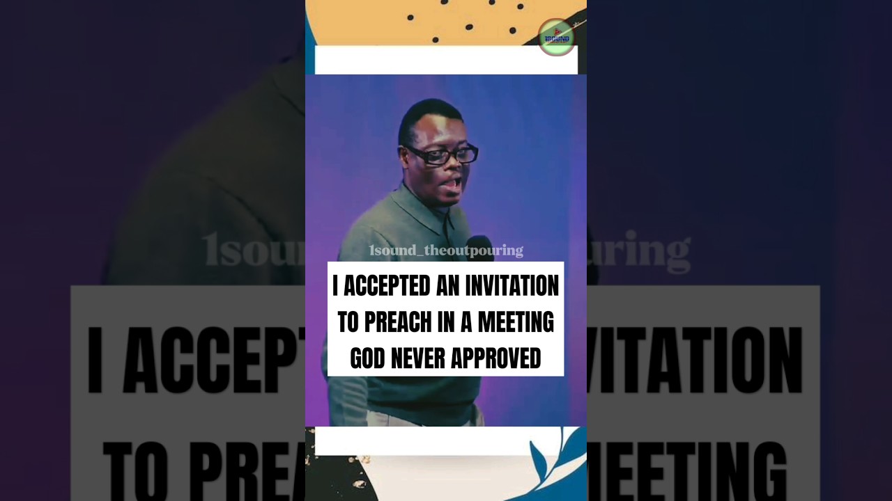 I ACCEPTED TO PREACH IN A MEETING GOD NEVER APPROVED & THIS HAPPENED | Apostle Arome Osayi - 1sound