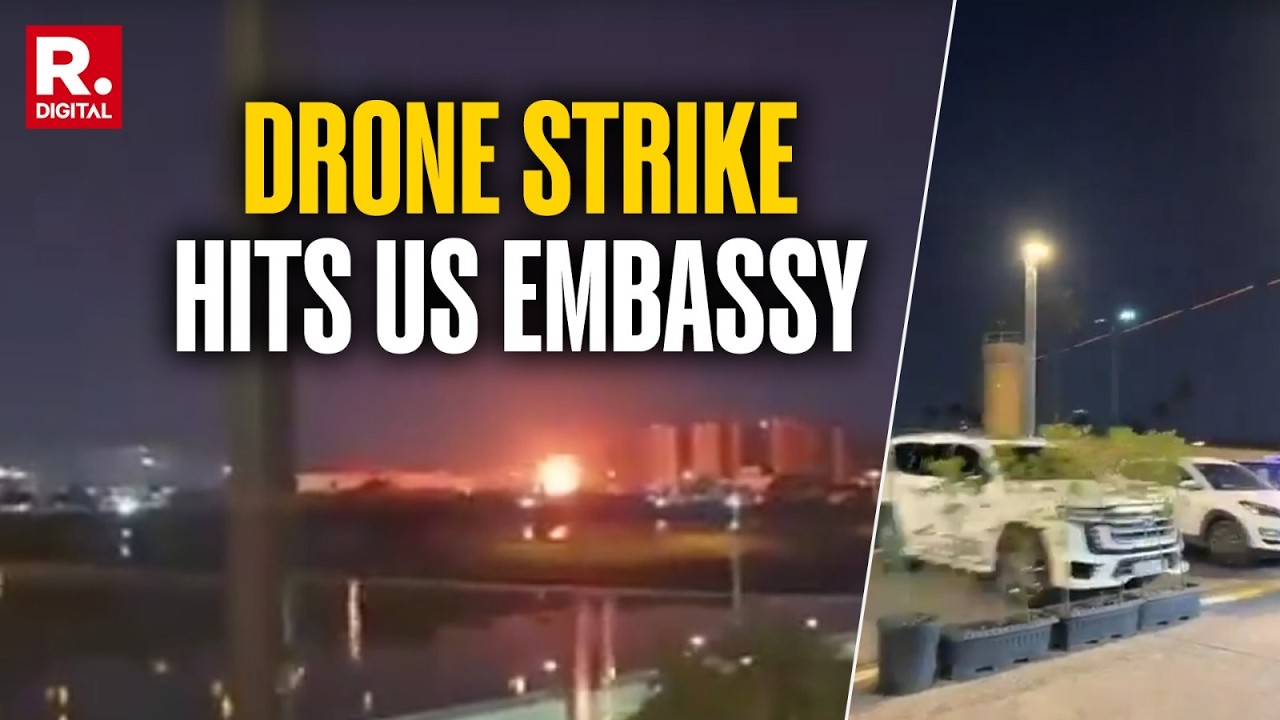 BREAKING: Drone Strike Hits US Embassy Amid Iranian Retaliation | US-Israel Iran War
