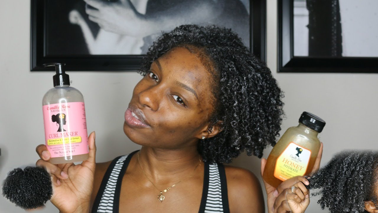 CAMILLE ROSE NATURALS | Curl Maker & Honey Hydrate On My Natural THICK Hair!
