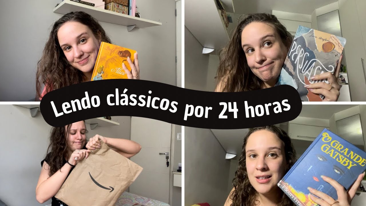 Lendo somente clássicos durante 24 horas | Vlog de leitura 06