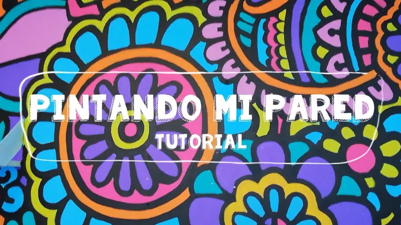COMO PINTAR TU PARED CON MANDALAS - Proceso y tutorial - DanielaGmr ♥