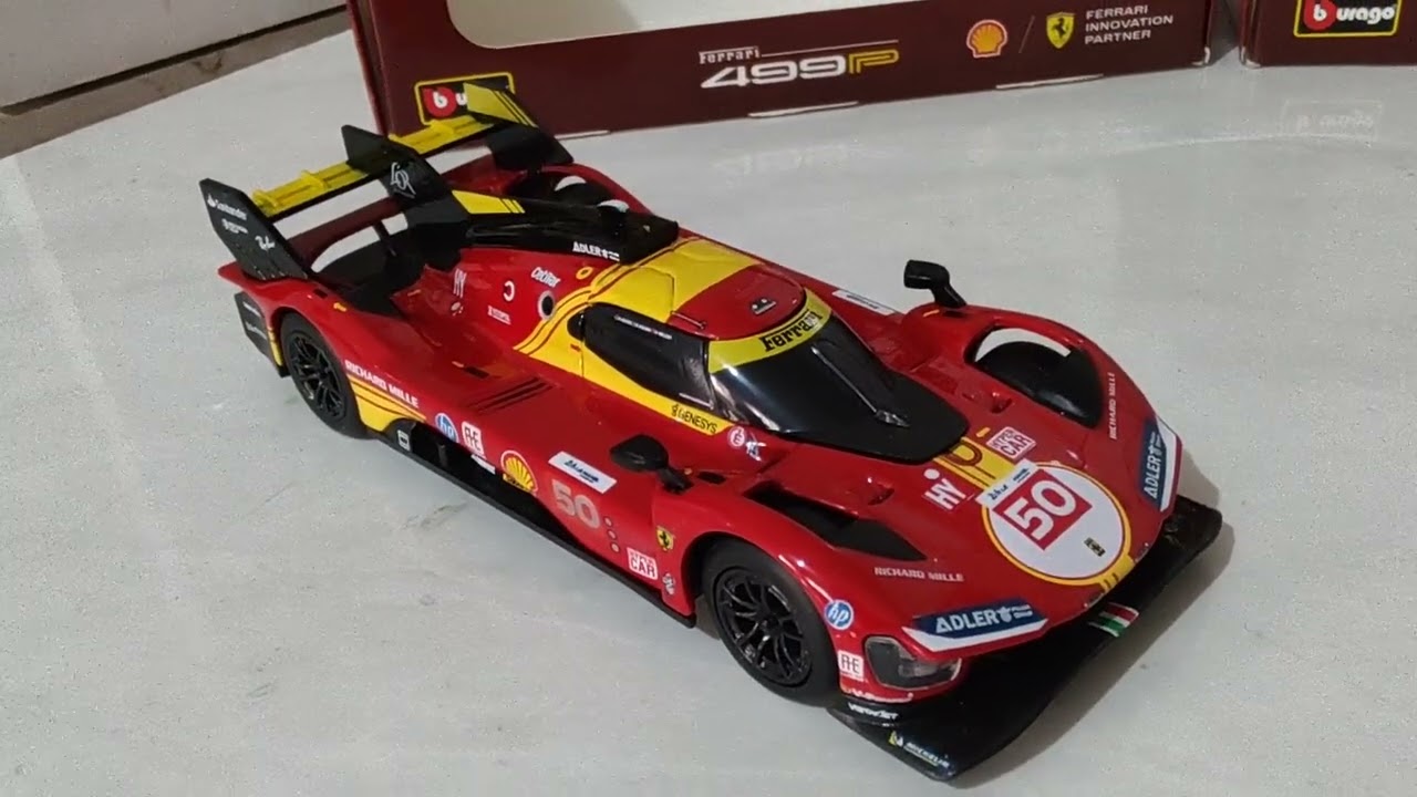 Ferrari 499P Shell Colecionáveis Controle Remoto 