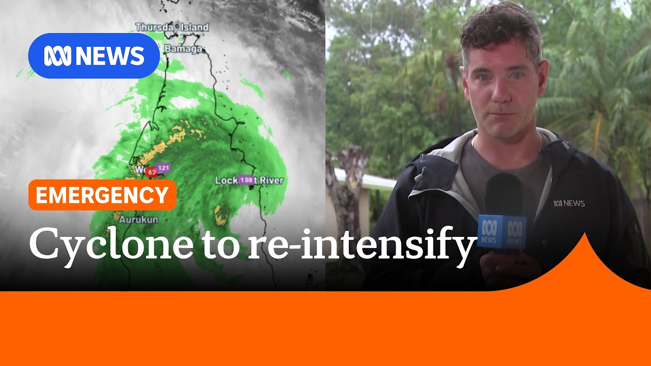 Narelle slams far north Qld, forecast to re-intensify before hitting NT | ABC NEWS