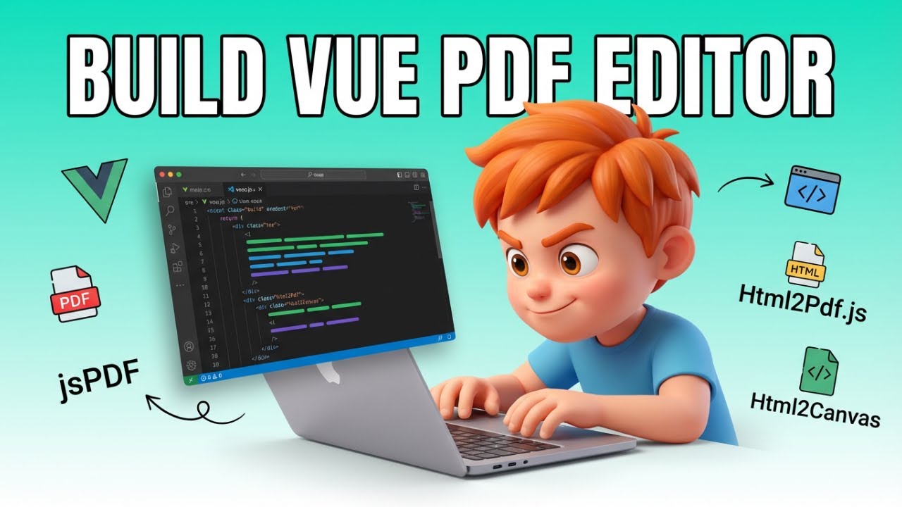 Build a Vue.js Froala Wysiwyg Rich PDF Editor in jsPDF & Html2Pdf.js & Html2Canvas in Browser
