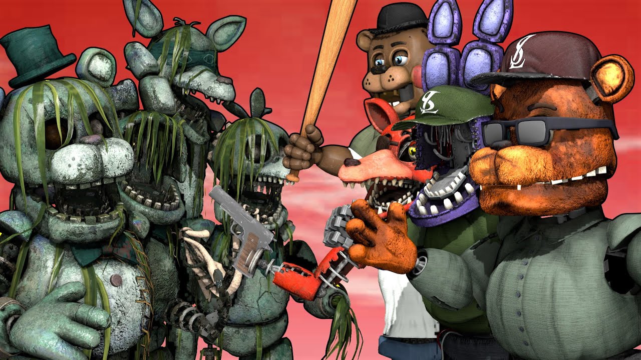 [SFM FNaF] Drowned vs San Andreas Animatronics
