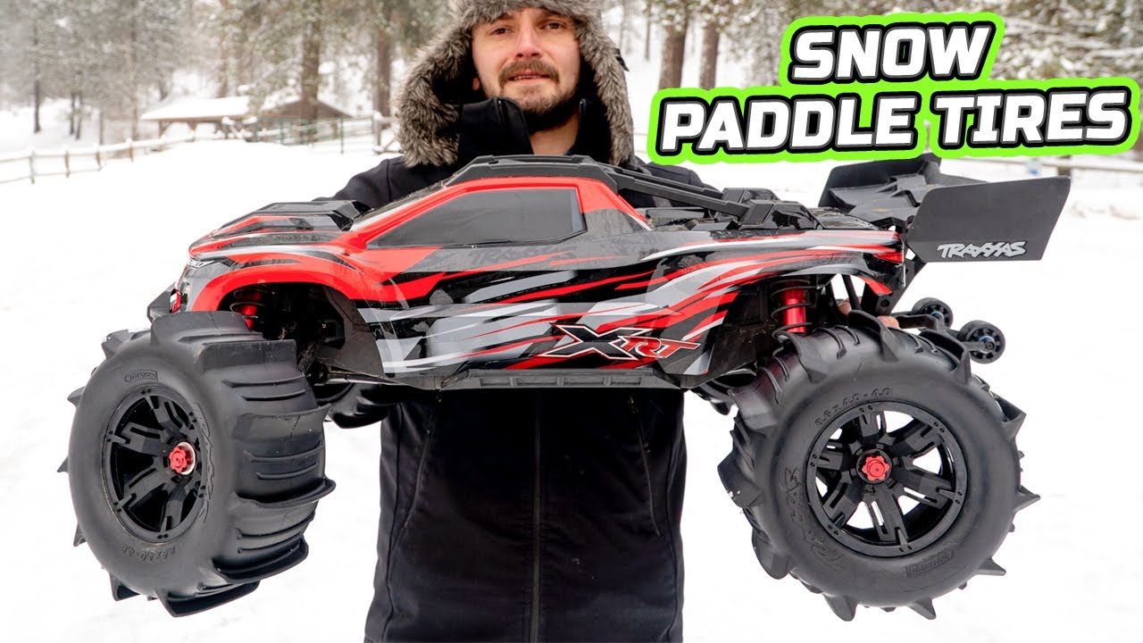 Traxxas XRT Paddles Tires Snow