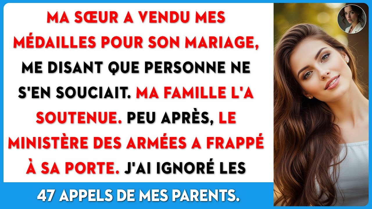 Ma sœur a vendu mes médailles pour 250€. Deux jours après, des enquêteurs frappaient à sa porte.