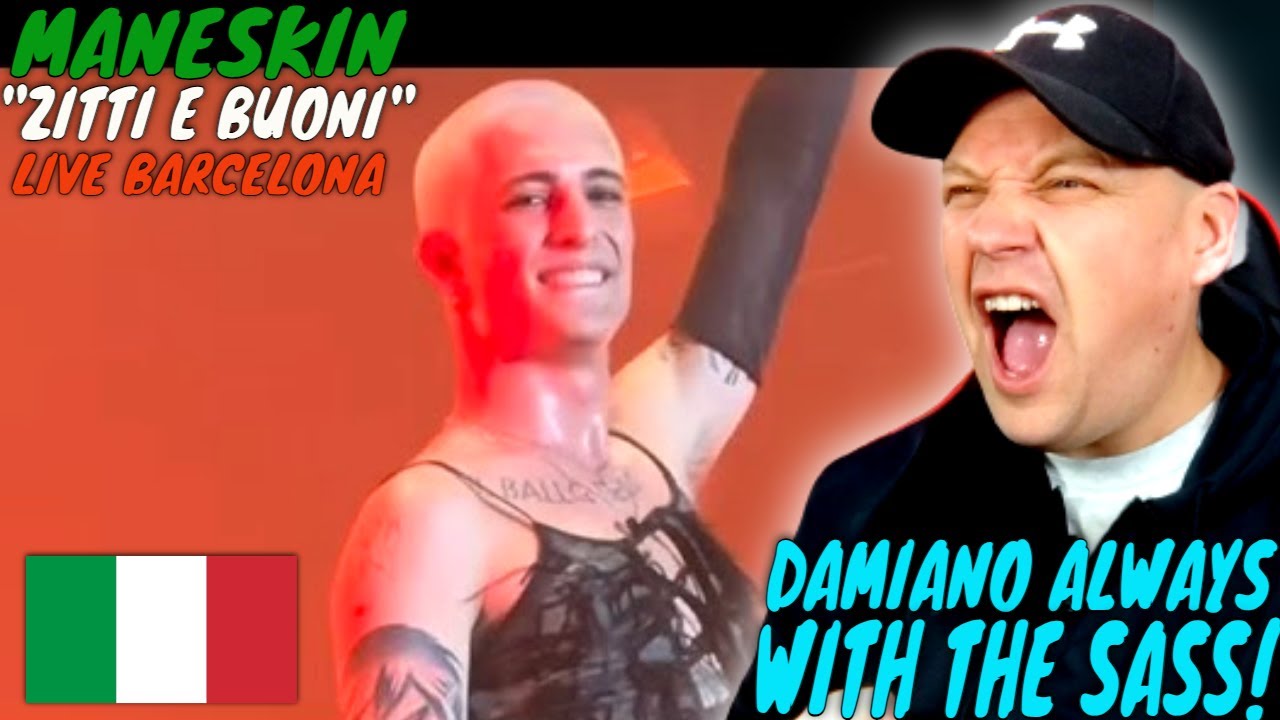 MANESKIN Rock Barcelona With Zitti E Buoni [ Reaction ]
