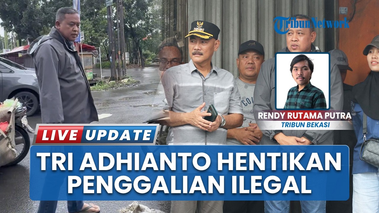 Tri Adhianto Ngamuk Hentikan Penggalian Kabel Optik Tak Ada Izin di Kali Abang Tengah Bekasi