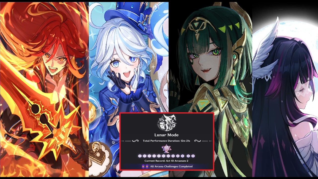 LAST MINUTE! 12STARS! LUNAR ARCANUM! | v6.3 Imaginarium Theatre | Genshin Impact