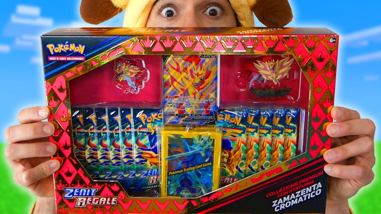 APRO IL NUOVO BOX GIGANTE ZENIT REGALE ZAMAZENTA DI POKEMON