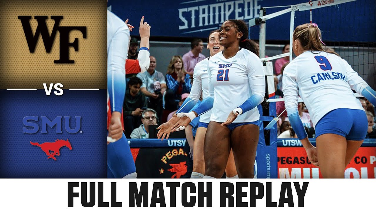 Wake Forest vs. SMU Full Match Replay | 2025 ACC Volleyball