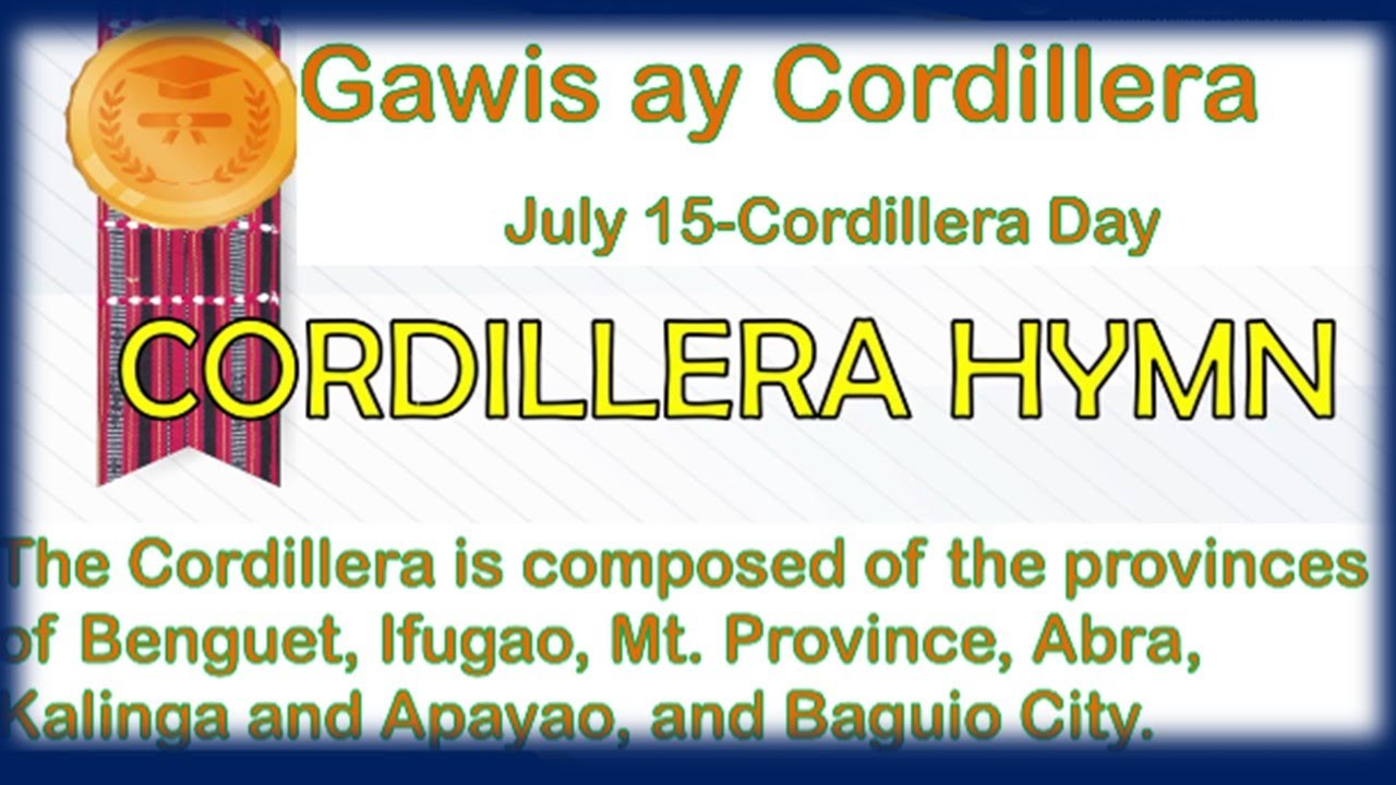 Cordillera Hymn with lyrics