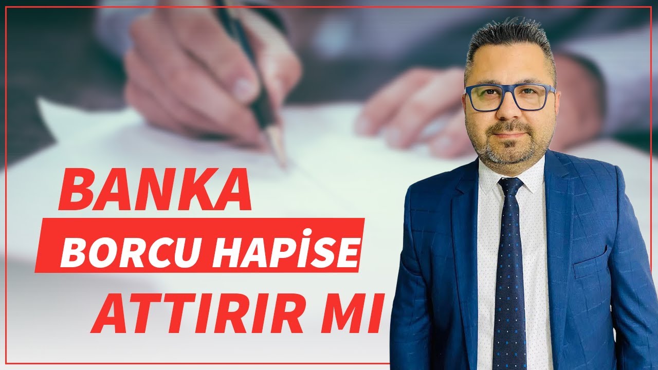 BANKA BORCU Y&Uuml;Z&Uuml;NDEN HAPSE GİREBİLİRSİNİZ (3 AY TAZYİK HAPSİ)