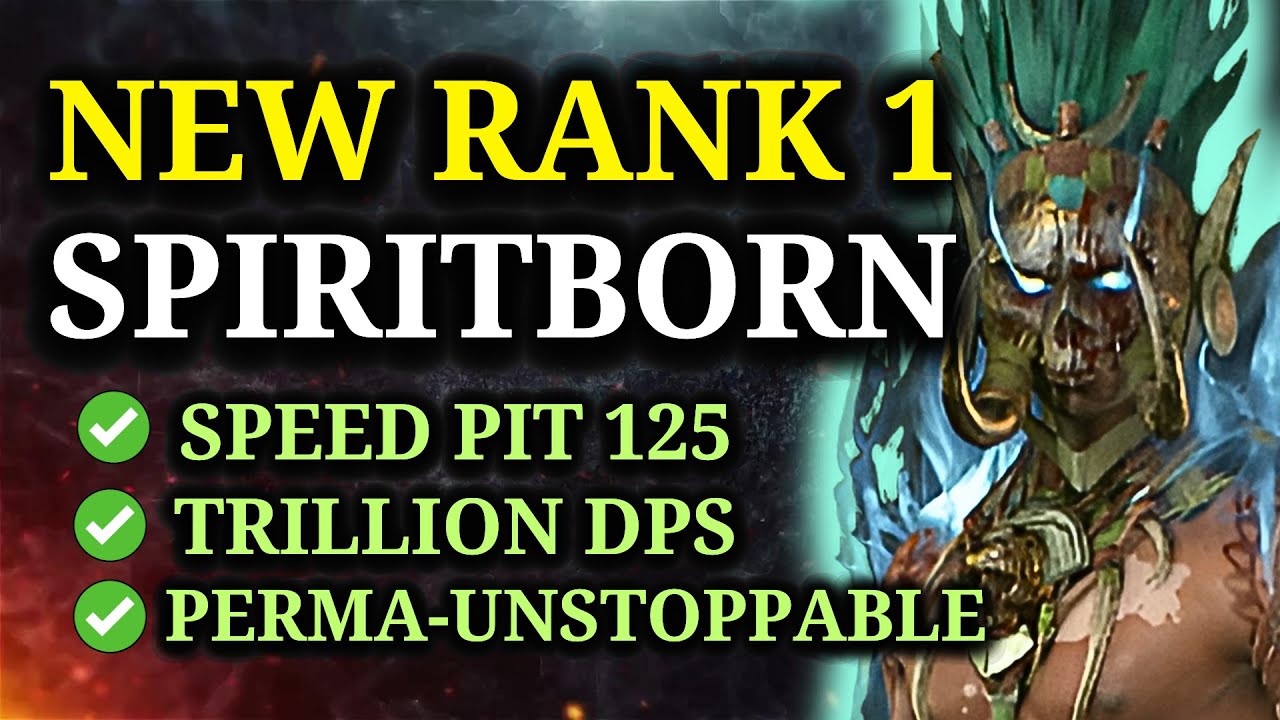 NEW Rank 1 Spiritborn Build - Pit 125!