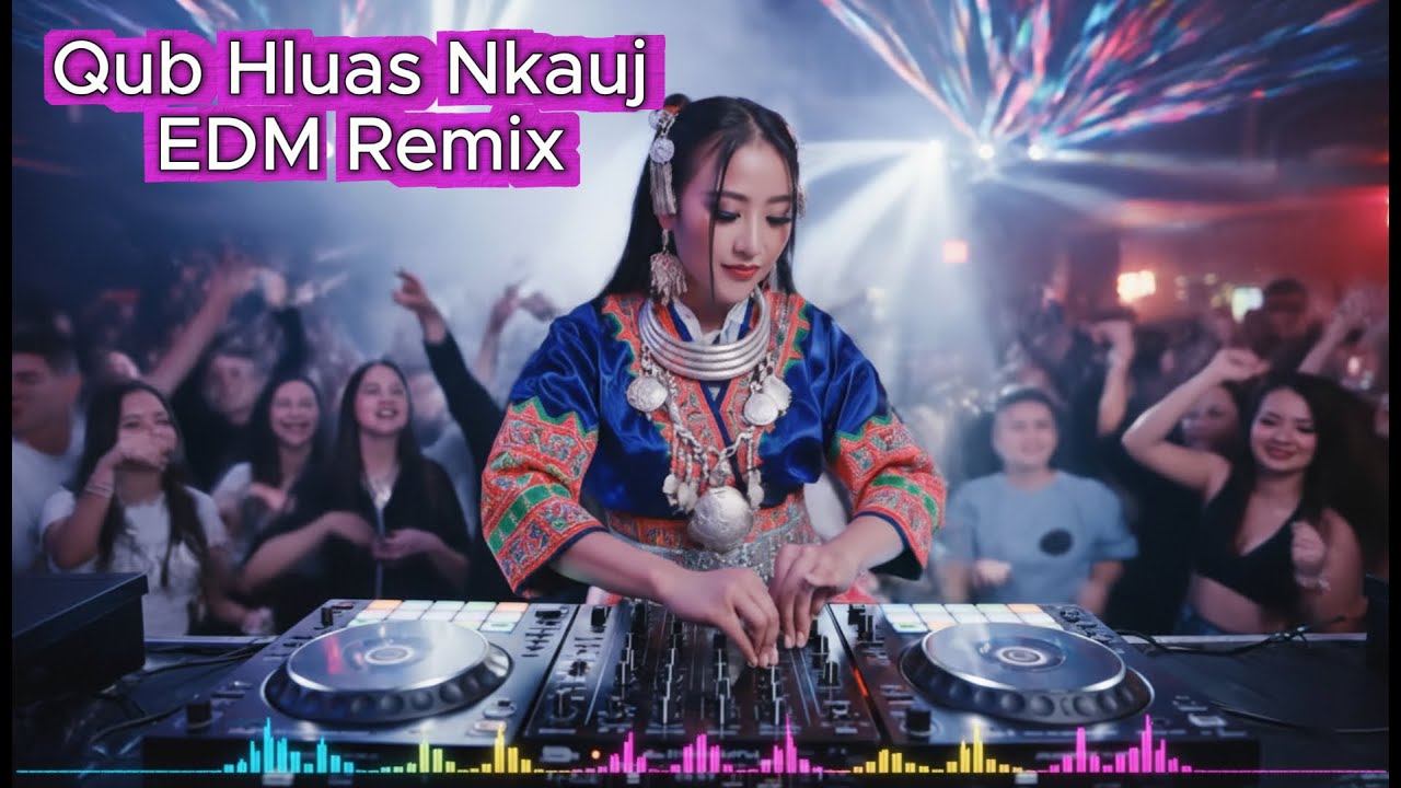 Qub Hluas Nkauj EDM Remix - Nkauj Hmoob Nco Kev Hlub 2025 | H&rsquo;mong Music AI Cover