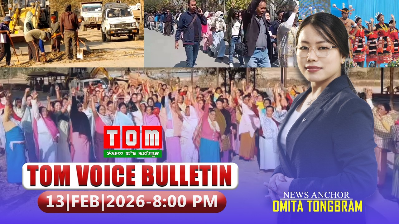 TOM TV - TOM VOICE BULLETIN || 13 FEB 2026, 8:00 PM