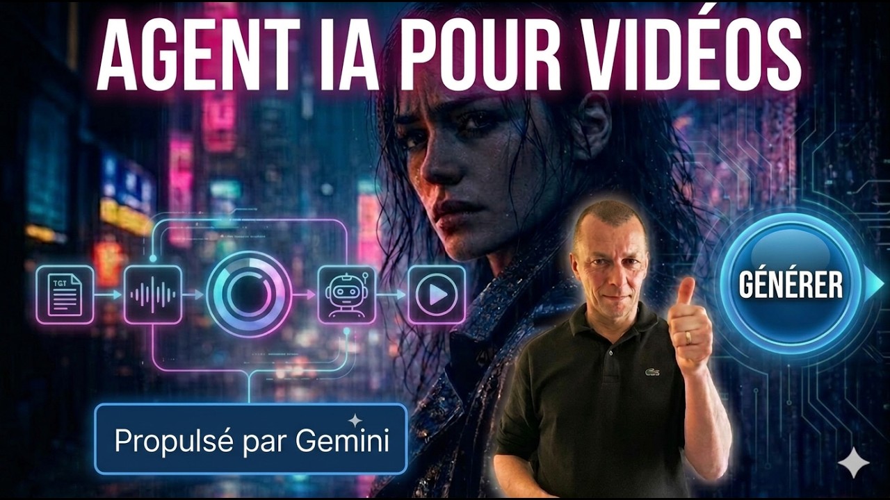 Mon workflow vidéo IA 100% automatisé avec Gemini