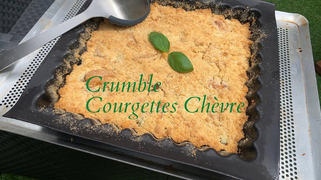 CRUMBLE COURGETTES CHÈVRE : l'atelier culinaire Guy Demarle