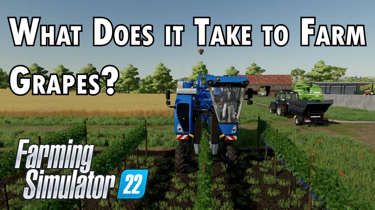 What does it take to be an Grape Farmer | Farming Simulator 22