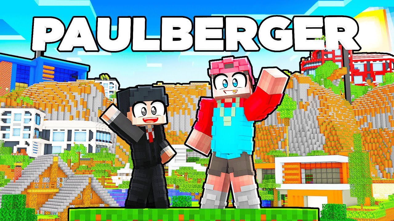 KLEINER BRUDER trifft iCrimax in Minecraft! (Youtuber Insel)