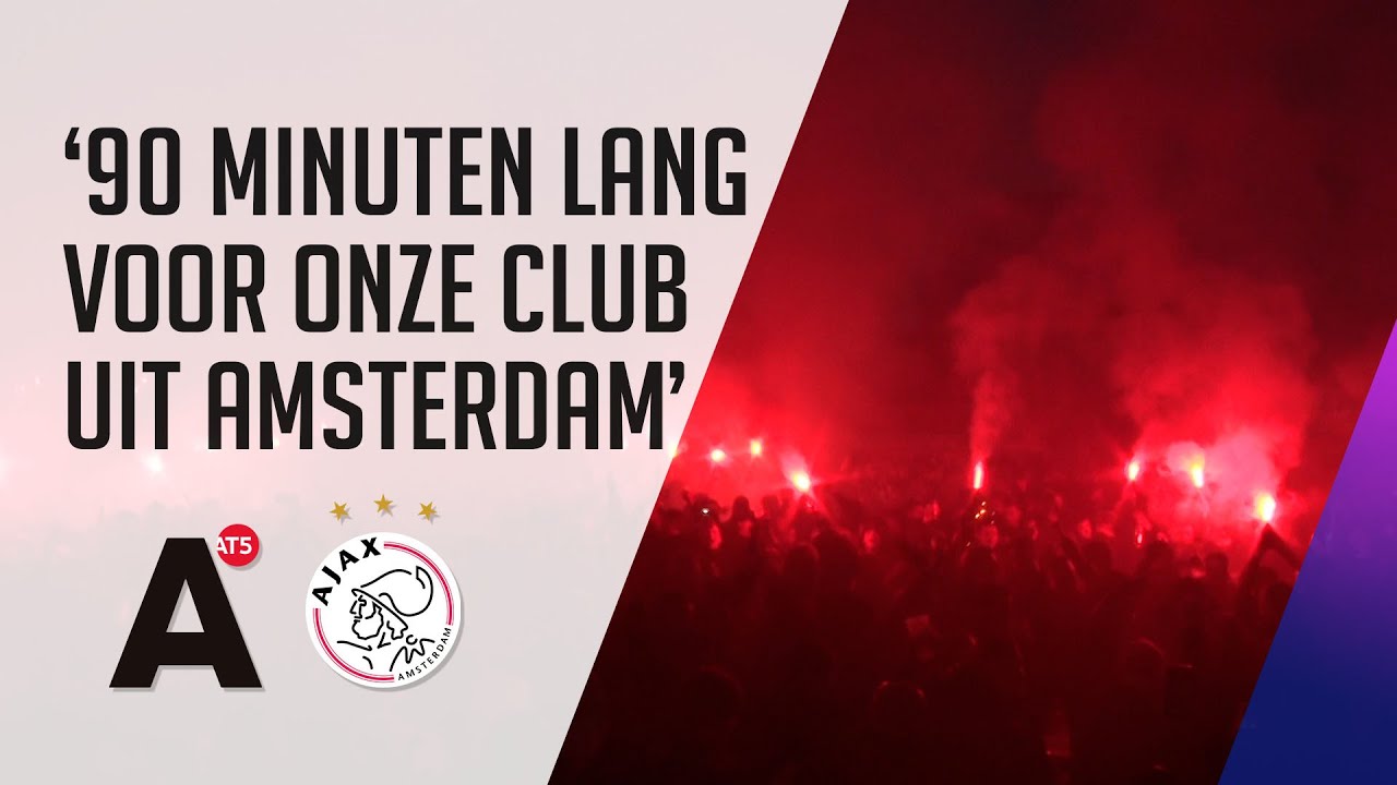 Ajax-supporters bouwen groot feest tijdens Entrada in Dortmund