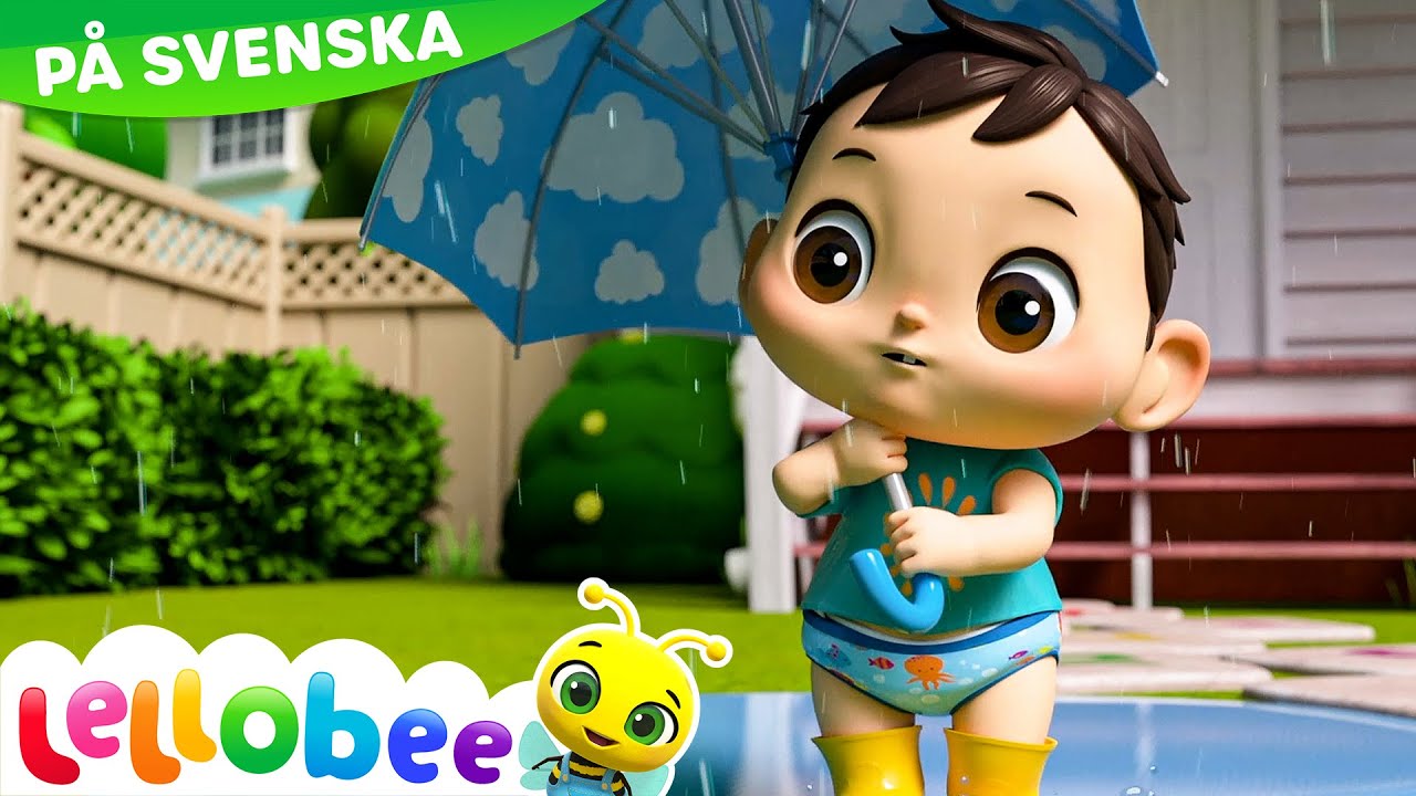 Regn, regn överallt | Lellobee svenska – Sånger och tecknade filmer för barnen
