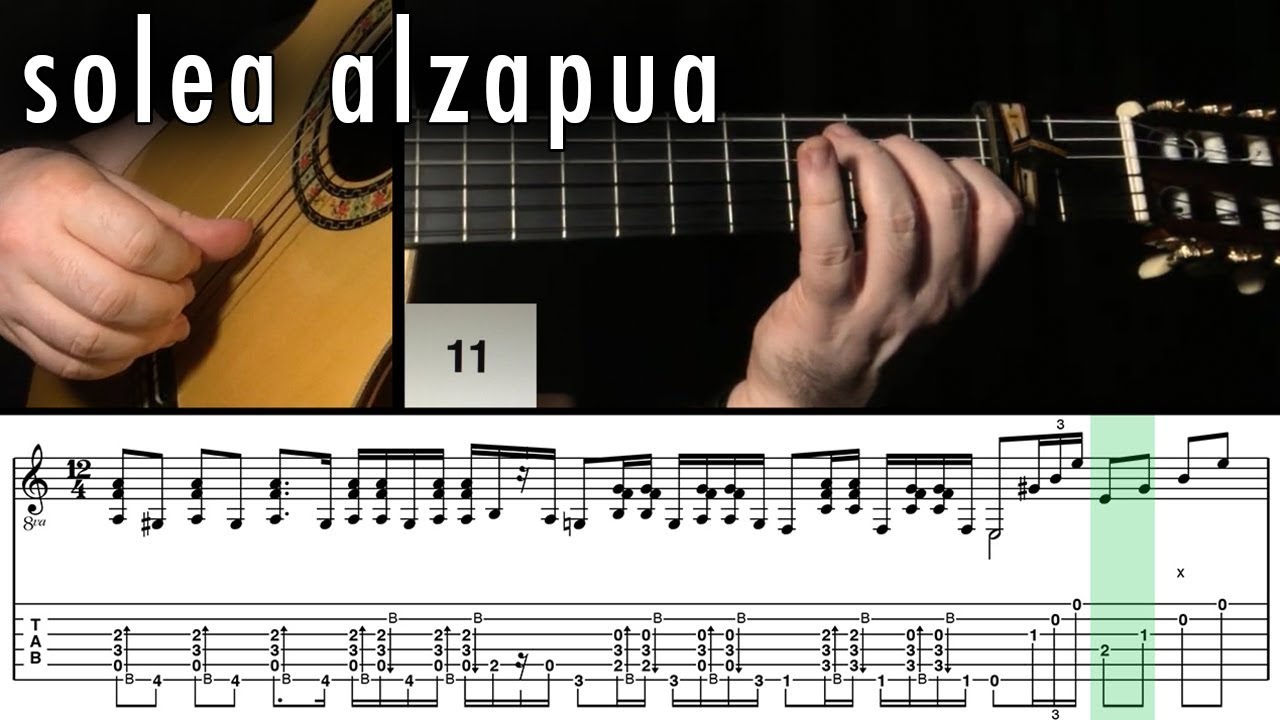 Flamenco Guitar 102 - 03 Solea Alzapua