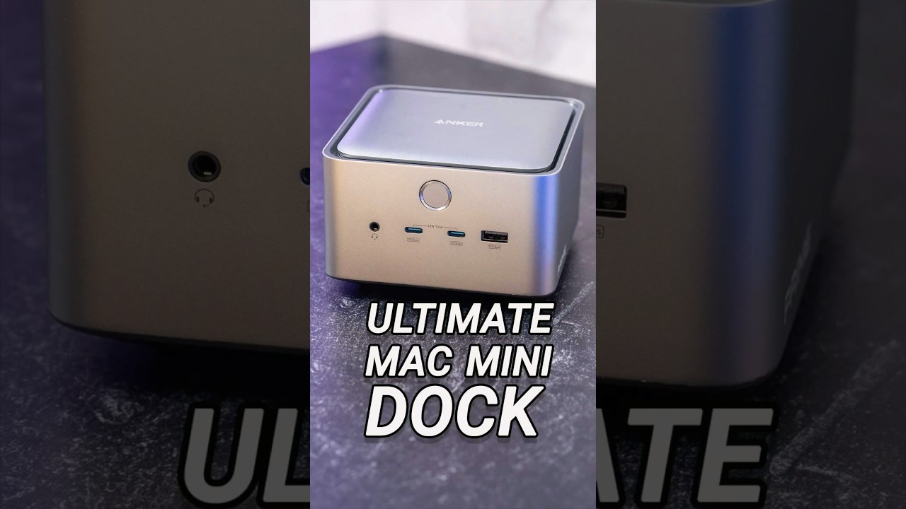 Anker Thunderbolt 5 Dock: The Ultimate Upgrade for Mac mini