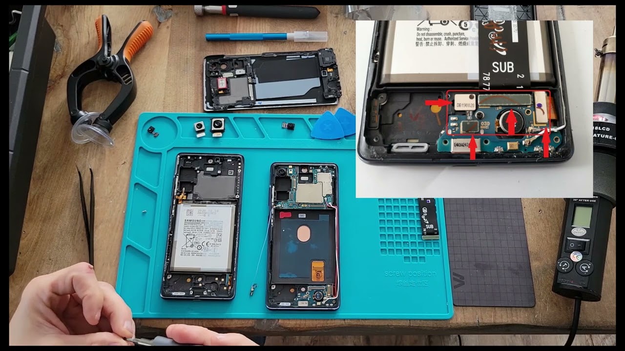 Remplacement d'un écran de Samsung Galaxy S20 Fe