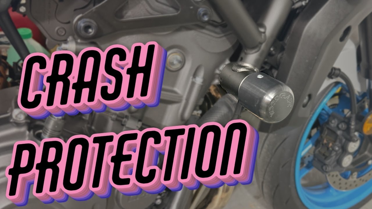 Установка слайдеров для рамы Yamaha MT07 Woodcraft