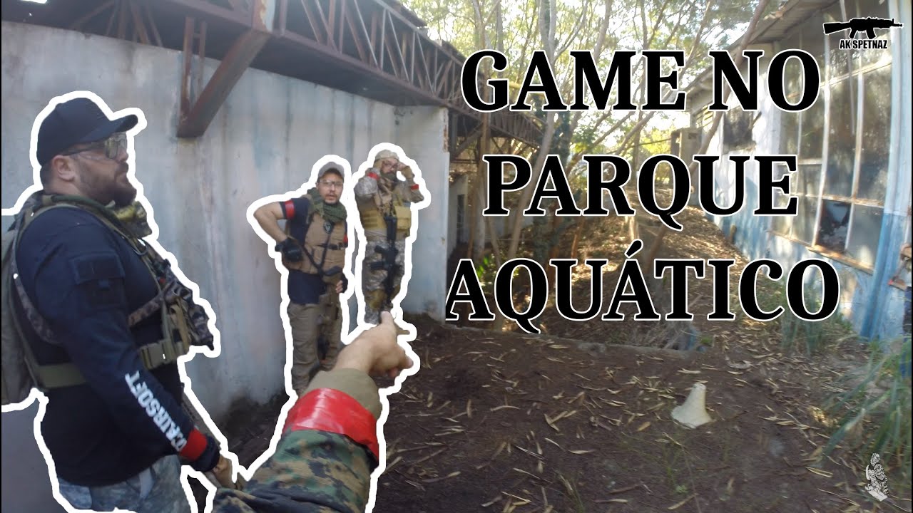 Jogo no Parque Aquático Abandonado | Dia de Airsoft | Airsoft Gameplay |
