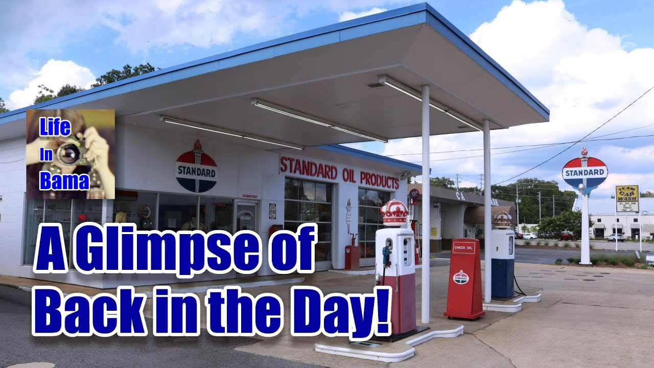 Standard Oil Vintage Gas Station in Trussville with Life In Bama