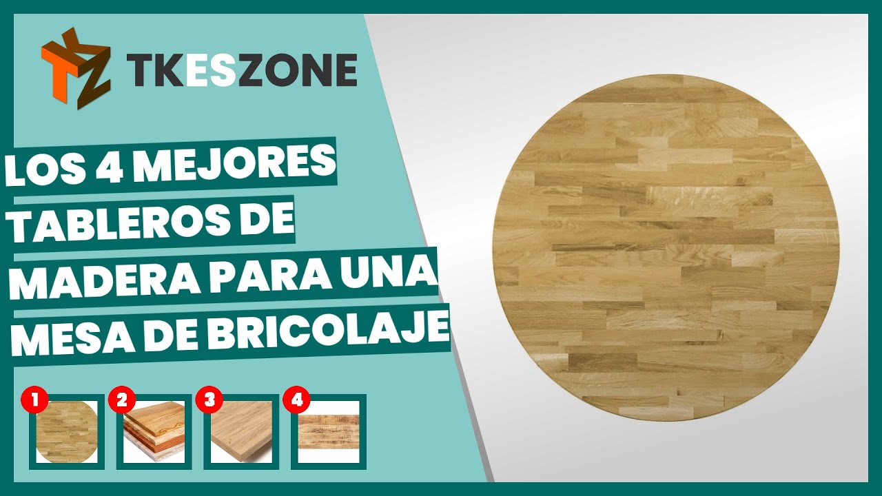 Los 4 mejores tableros de madera para una mesa de bricolaje