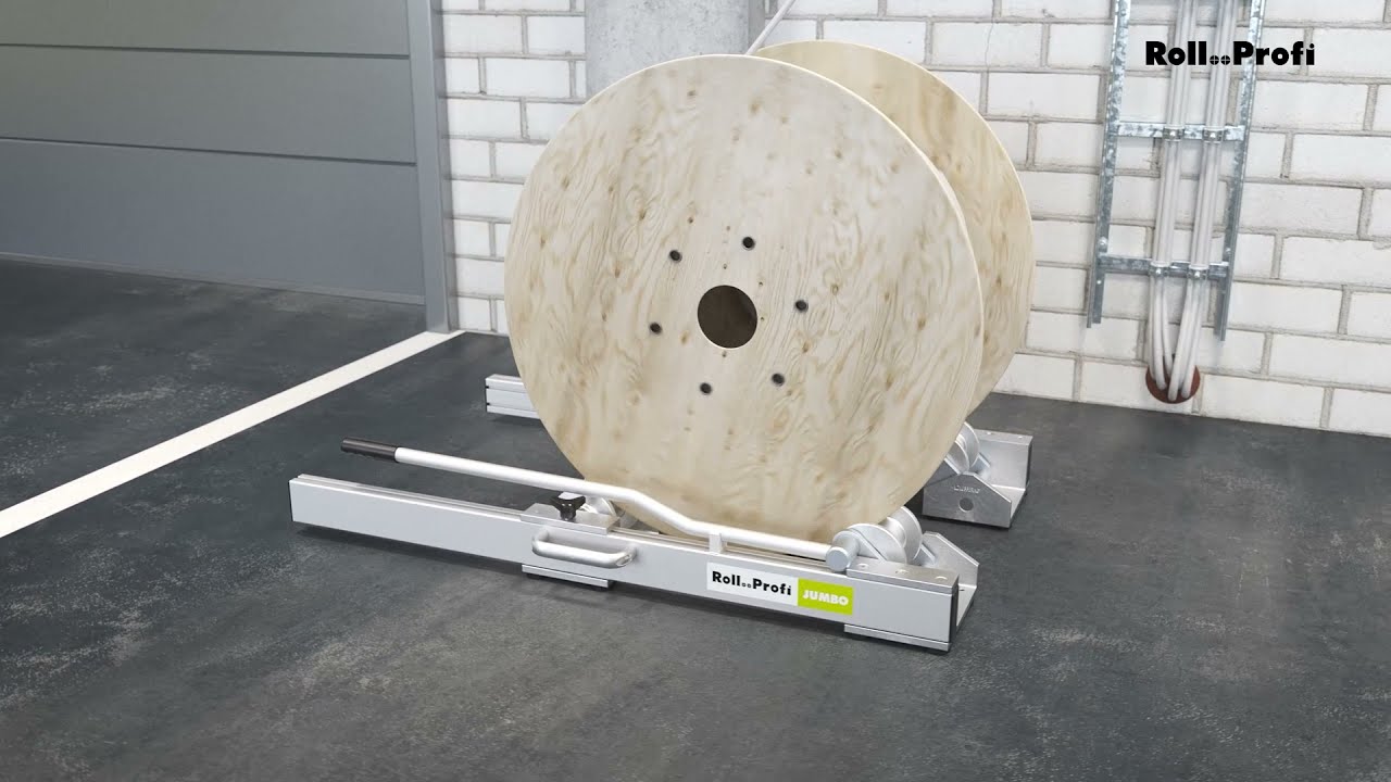 Roll..Profi JUMBO – Großabroller | Large cable drum roller
