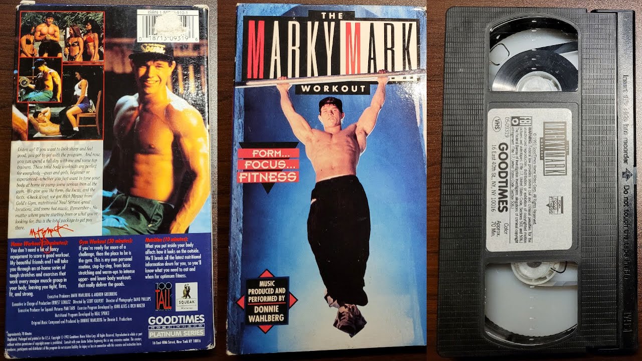 The Marky Mark Workout 1993 VHS Full Video Experience - Form Focus Fitness